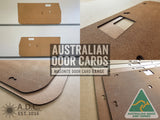 Door Cards Fits Full Height Subaru Brumby Brat 1978-81 1600 Ute Quality Masonite x2
