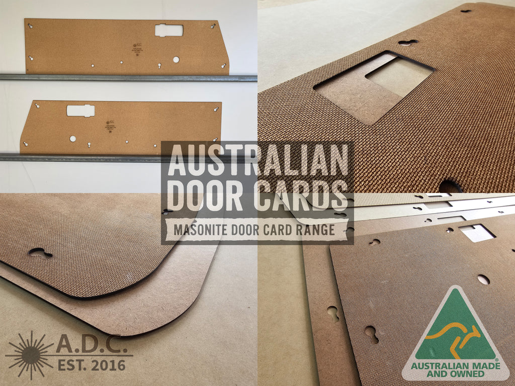 Door Cards Fits Half Height Subaru Brumby Brat 1978-81 1600 Ute Quality Masonite x2