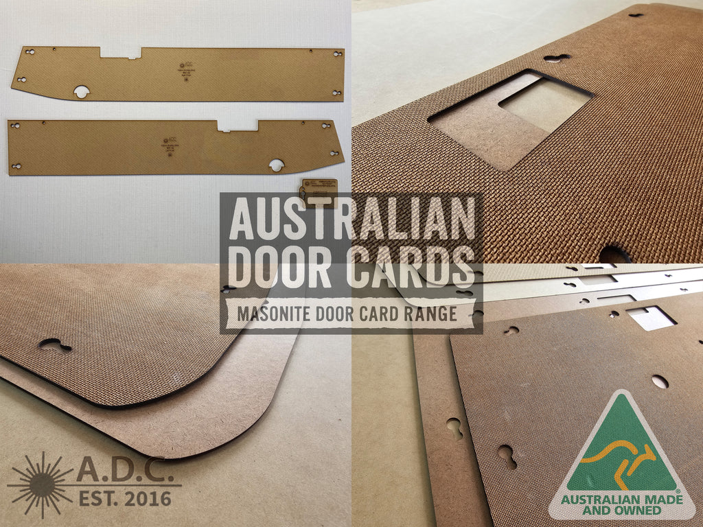 Door Cards Fits Subaru Brumby Brat 1981-1994 1800 Ute Quality Masonite x2