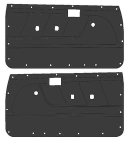 ABS Waterproof Door Cards Fits Toyota Hilux 1988-1997 Ute Single Cab x2