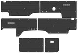 ABS Waterproof Cargo & Barn Door Cards Fits Toyota Landcruiser 70 Series Troop Carrier x6