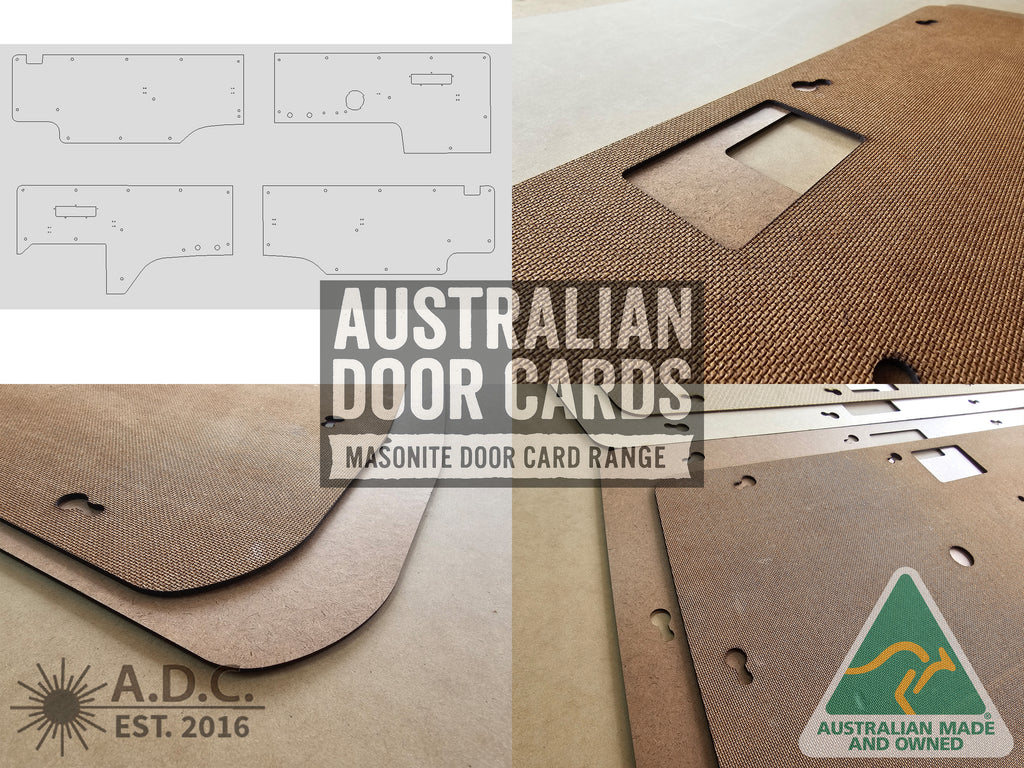 Cargo Panels Fits Toyota Landcruiser 70 Series Troop Carrier Quality Masonite x4
