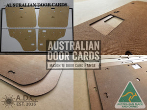 Door Cards Fits Toyota Landcruiser 76 Wagon 79 Dual Cab Window x4 - (Manual/Electric)