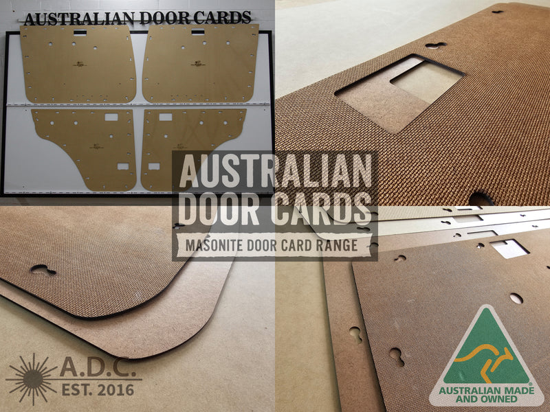 Door Cards Fits Toyota Landcruiser 76 Wagon 79 Dual Cab Window x4