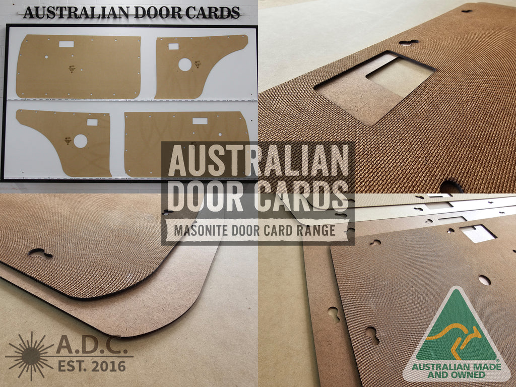 Door Cards Fits Toyota Corolla KE20 1970-74 Coupe Original Speakers Quality Masonite x4