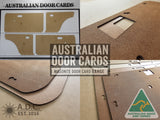 Door Cards Fits Toyota Corolla KE30-36 KE55 2 Door Sedan Quality Masonite x4