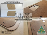 Door Cards Fit Toyota Corona RT43-4# 1964-67 Sedan Wagon Ute Quality Masonite x2
