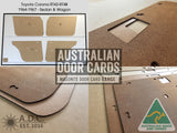 Door Cards Fits Toyota Corona RT43-4# 1964-67 Sedan Wagon Quality Masonite x4