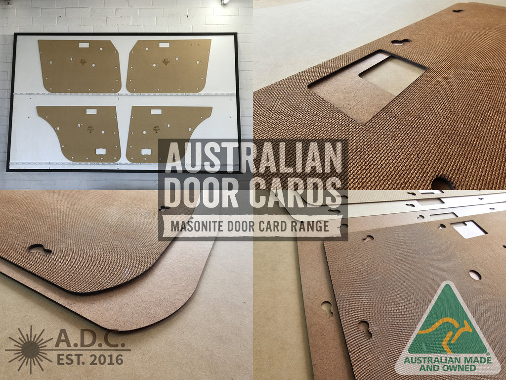 Door Cards Fits Toyota Corona RT43-4# 1969-70 Sedan Wagon Quality Masonite x4