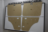 Door Cards Fits Toyota Landcruiser 76 Wagon 79 Dual Cab Manual/Electric Window Quality Masonite x4