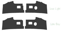 ABS Waterproof Kick Panels Fits Volkswagen Kombi 1968-79 Bay Window VW Microbus Type 2
