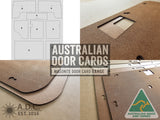 Door Cards Fits Kombi Volkswagen Split Window 1950-67 T1 Full Kit Quality Masonite x8