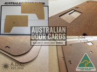 Door Cards Fits Kombi Volkswagen Split Window 1950-67 T1 Quality Masonite x2