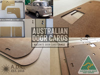 Door Cards Fits Kombi Volkswagen Type 2 Crew Cab Pickup 1968-79 Quality Masonite x5