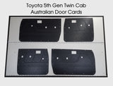 ABS Waterproof Door Cards Fits Toyota Hilux 1988-1997 Ute Twin Cab x4
