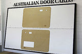 Door Cards Fits Volkswagen VW Beetle 1967-1977 Quality Masonite x2