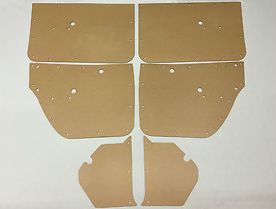 Door Cards & Kick Panels Fits Holden HG HT Sedan Quality Masonite x6