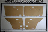 Door Cards Fits Holden Gemini RB Sedan 1985-1987 Quality Masonite x4