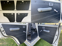 ABS Waterproof Door Cards Fits Toyota Landcruiser 76 Wagon 79 Dual Cab Manual Window x4