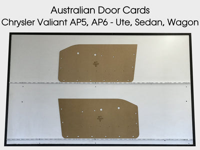 Door Cards Fits Chrysler Valiant AP5 AP6 Ute Sedan Wagon Quality Masonite x2