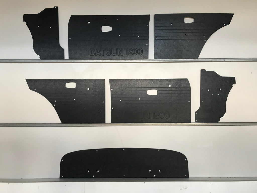 ABS Waterproof Door Cards Fits Datsun 1200 B110 B120 Sedan Full Kit x7