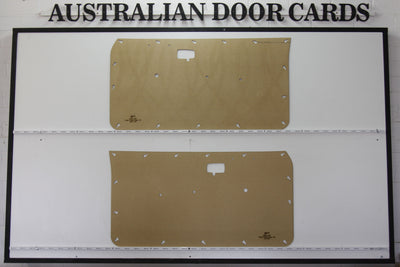 Datsun 120Y Front Door Cards - Coupe, 3 Door Wagon, Van Trim Panels