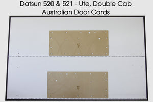 Datsun 520, 521 Front Door Cards - Single and Double Cab Ute Trim Panels