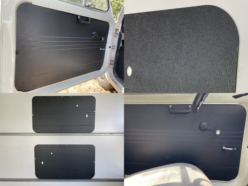 ABS Waterproof Door Cards Fits Fiat 500F 500L 500R Door Cards 1965-73 x2