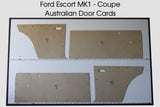 Door Cards Fits Ford MK1 Cortina Coupe 1962-1966 Quality Masonite x4