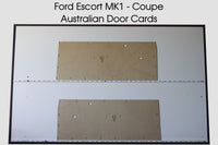 Ford Cortina MK1 Front Door Cards Mark I 1962 - 1966 - Coupe