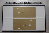 Ford Landau Front Door Cards - 2 Door Hardtop Coupe 1973 - 1976 Trim Panels
