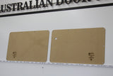 Barn Door Cards Fits Ford Falcon XA XB XC XD XE XF Panel Van Quality Masonite x2