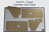 Door Cards Fits Ford XC Coupe Hardtop Quality Masonite x4