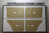 Door Cards Fits Ford XC Electric Window Sedan Wagon Quality Masonite x4