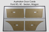 Door Cards Fits Ford XD XE Manual Windows Sedan Wagon Quality Masonite x4