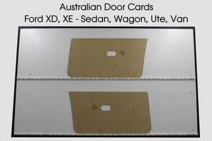 Door Cards Fits Ford XD XE Manual Window Sedan Wagon Ute Van Quality Masonite x2