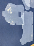 Inner Trim Gaskets Dust Water Seals Fits Landcruiser VDJ76 VDJ79 Manual Window x6