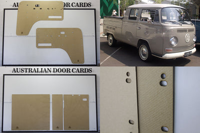Door Cards Fits Kombi Volkswagen Type 2 Crew Cab Pickup 1968-79 Quality Masonite x5