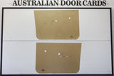 Holden HK Front Door Cards - Kingswood, Premier - Ute, Sedan, Wagon, Panel Van Trim Panels