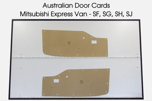 Door Cards Fits Mitsubishi Express Van SF SG SH SJ L300 Quality Masonite x2