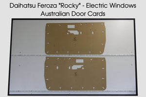 Door Cards Fits Daihatsu Feroza Rocky Electric Window Quality Masonite x2