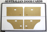 Datsun 1200, B110, B120 Door Cards - Sedan, Wagon Trim Panels