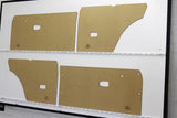 Door Cards Fits Datsun 1200 Coupe Panel Van Nissan B110 Coupe Quality Masonite x4