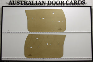 Holden HQ, HJ, HX, HZ, WB Front Door Cards Ute, Sedan, Wagon, Panel Van Trim Panels