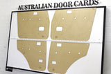 Door Cards Fit Toyota Landcruiser FJ60 FJ62 Series Manual/Electric Window Quality Masonite x4