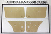 Door Cards Fits Holden Torana LH LX UC SL SLR 5000 Sedan Quality Masonite x4