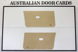 Door Cards Fits Ford Falcon XD XE Sedan Wagon Ute Van Electric Window Quality Masonite x2
