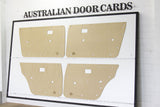 Door Cards Fits Holden Camira JB JD JE Sedan Wagon Quality Masonite x4