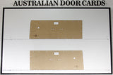 Holden Gemini TD, TE, TF, TG Front Door Cards - Wagon, Panel Van Trim Panels