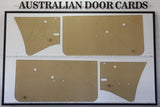Holden HK, HT, HG GTS Monaro Door Cards - 2 Door Coupe Trim Panels
